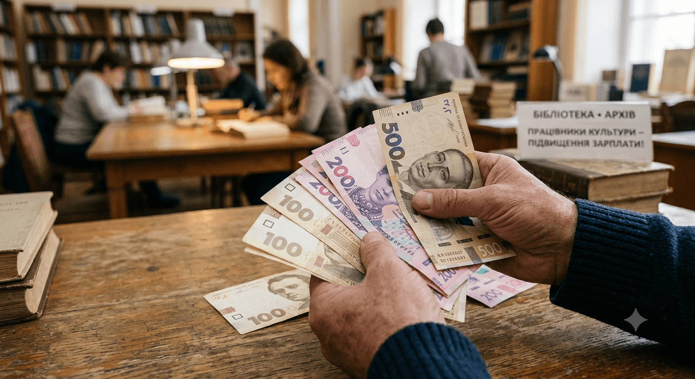 арифна сітка для музейників та бібліотекарів не змінювалася 17 років, що спровокувало відтік кадрів / фото ілюстративне.