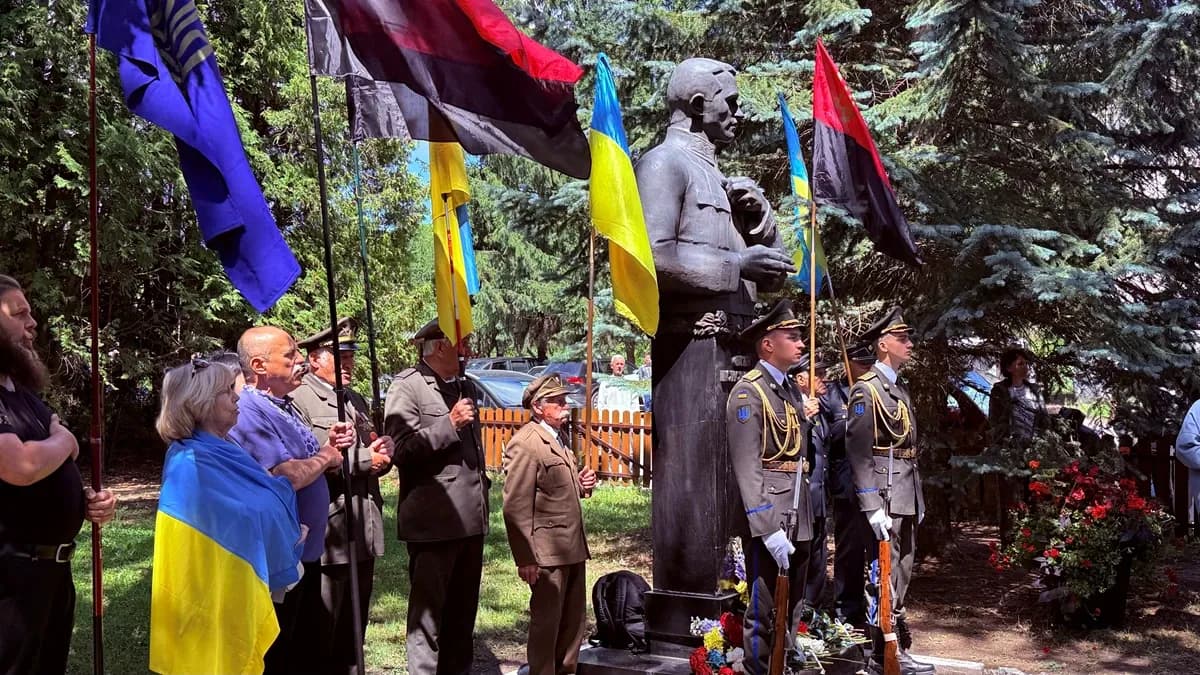 На Львівщині вшанували 135-ту річницю від дня народження Євгена Коновальця