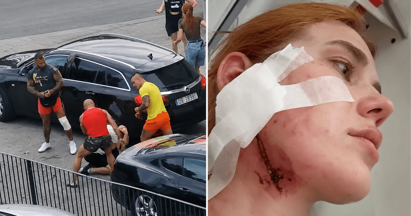 У польському Вроцлаві побили двох українців /скрін з відео