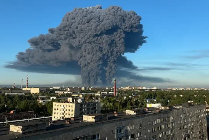 Палає під Москвою: дрони атакували нафтобазу та склади в Московській області